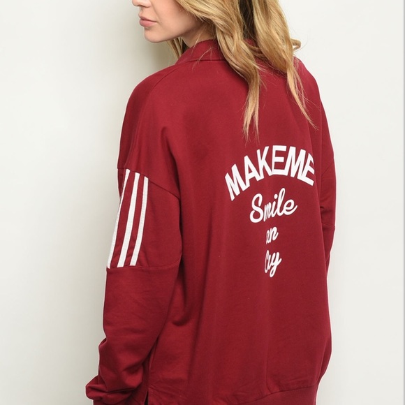 Burgundy Top - Picture 2 of 2